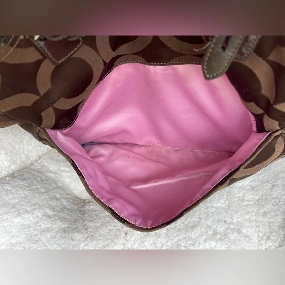 Vintage Design Coach Madison Geometric brown bag Nr.14133 - Picture 13 of 13